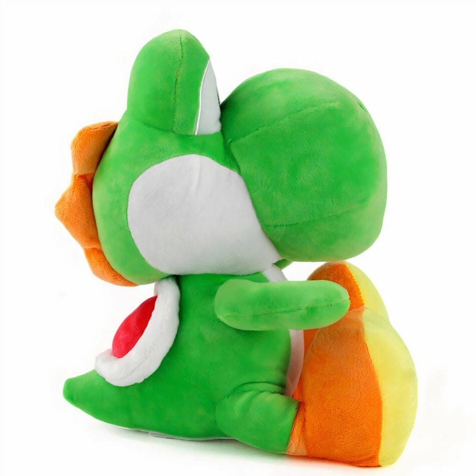 Groene Yoshi Knuffel uit Mario Universum De Knuffel