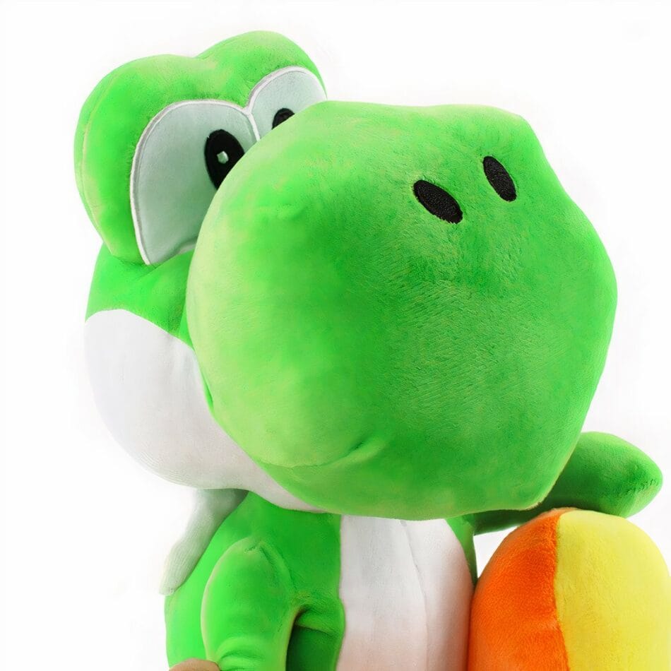 Groene Yoshi Knuffel uit Mario Universum De Knuffel