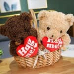 Grote Bruine Knuffelbeer Met Hartje In Hand Valentijnsdag Ultrazacht De Knuffel