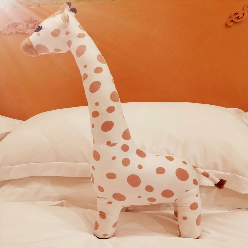 Grote Knuffel Giraf met Zachte Pluche en Zijdezachte Vacht De Knuffel