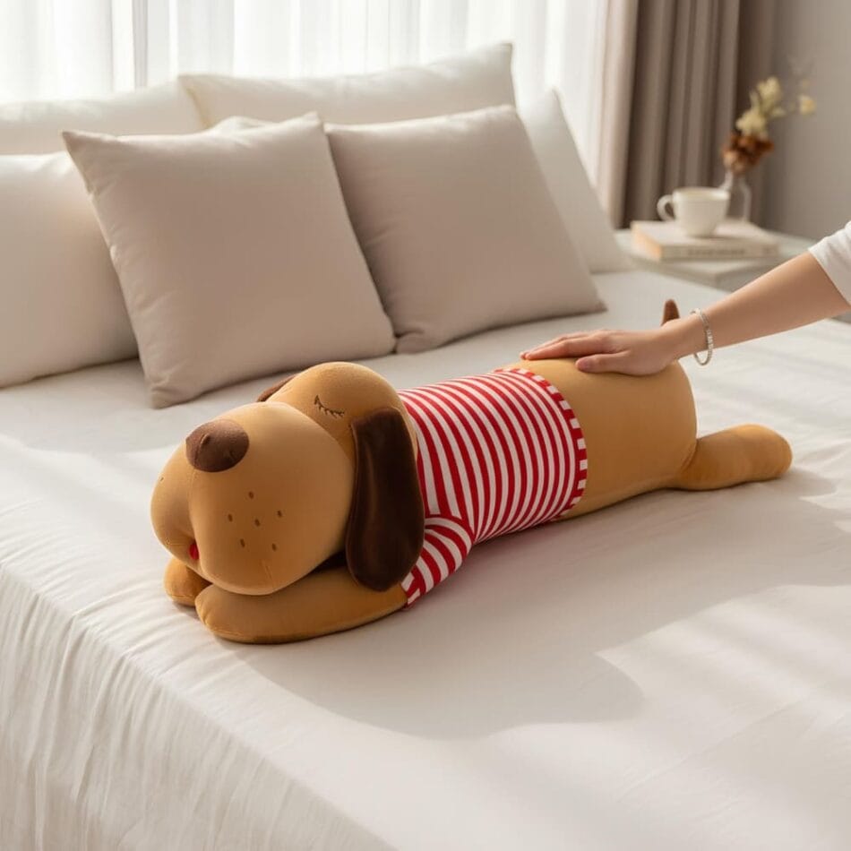 Grote Knuffel Hondvormige Love Kussen van Pluche De Knuffel