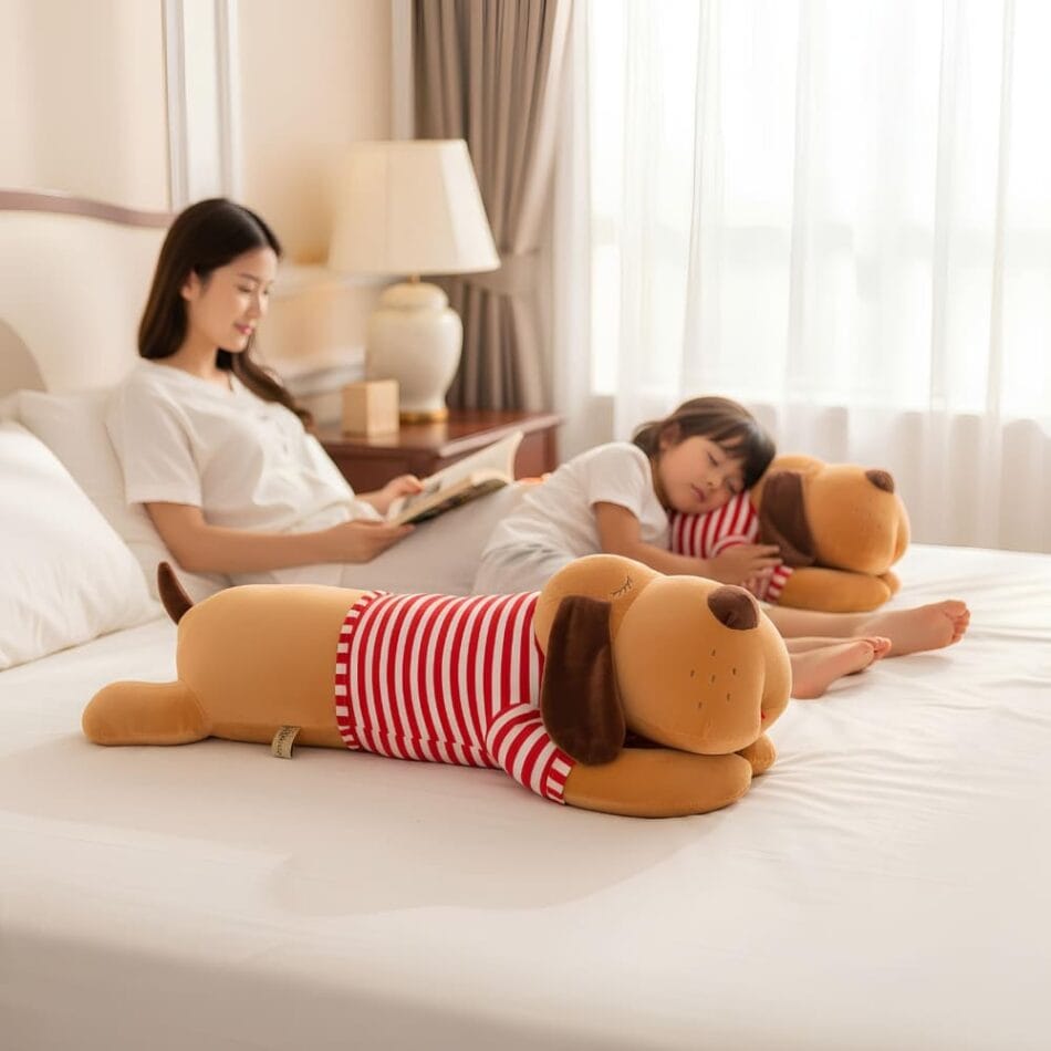 Grote Knuffel Hondvormige Love Kussen van Pluche De Knuffel