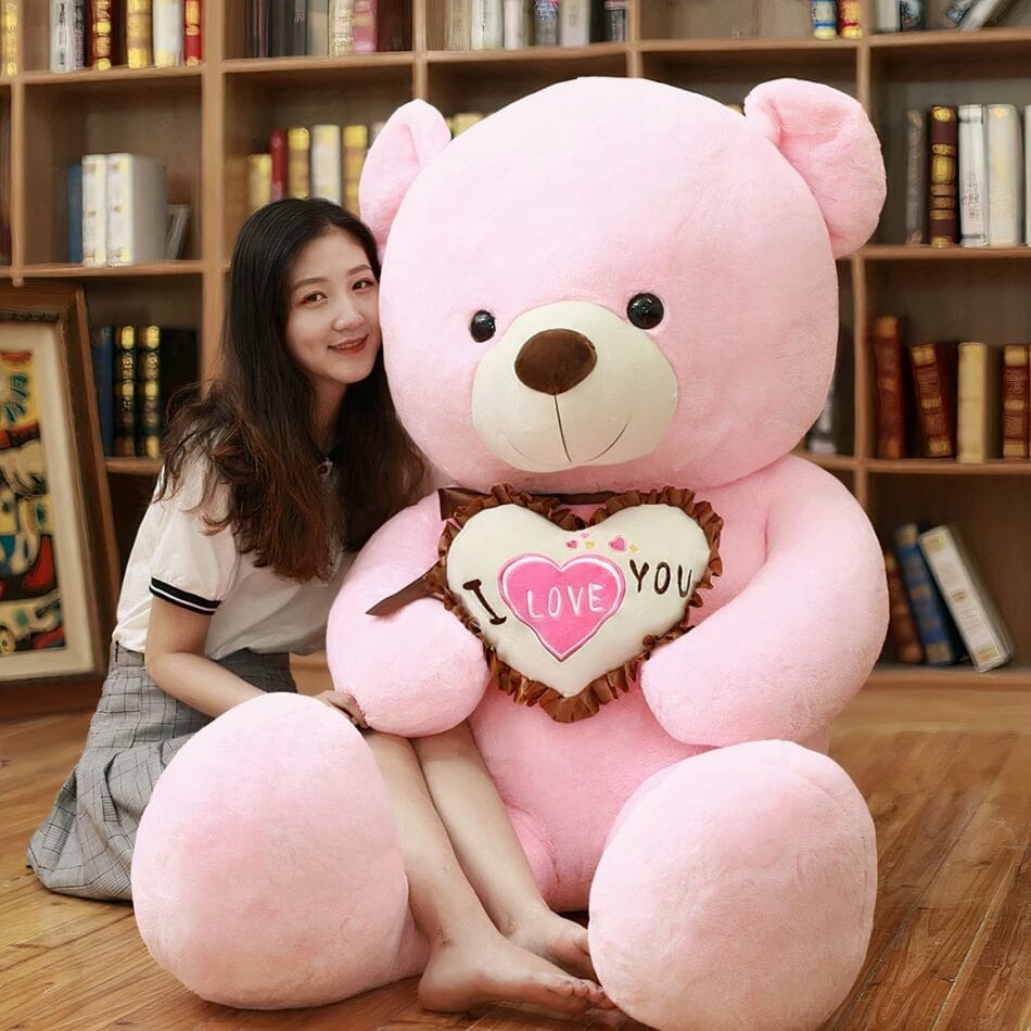 Grote Pluchen Knuffelbeer I Love You Ultrasacht De Knuffel