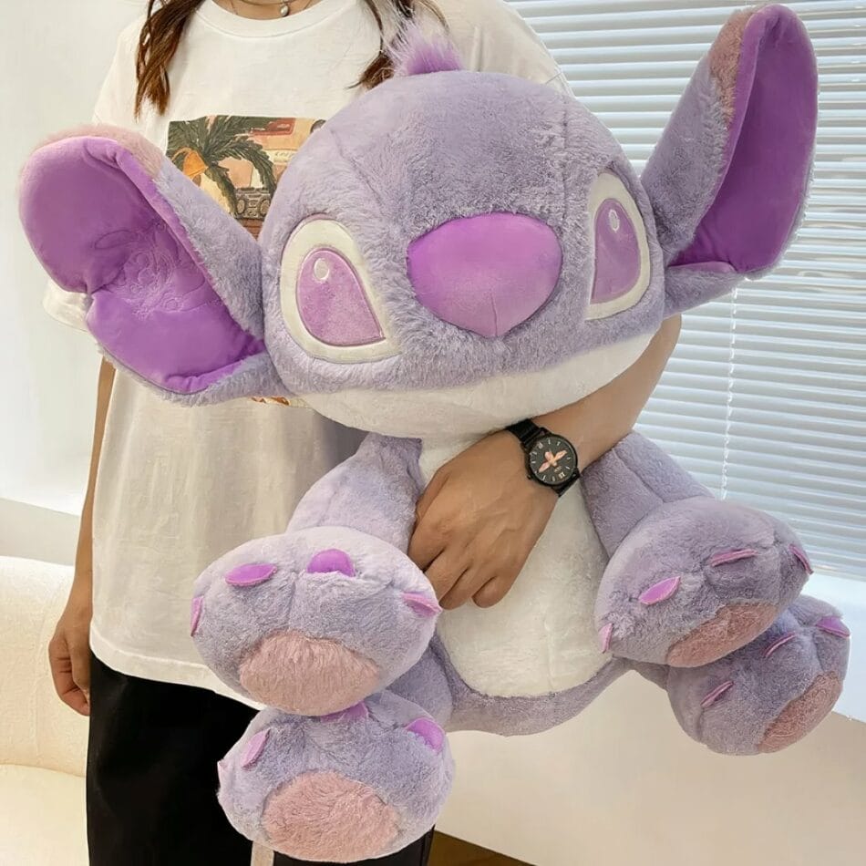 Grote Reuzenknuffel Stitch Paars Disneyicoon Superzacht De Knuffel