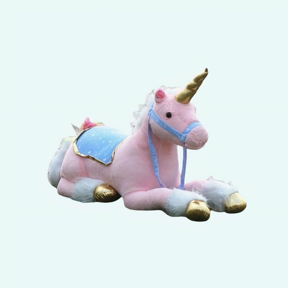 Grote Roze Knuffel Eenhoorn Paard Met Zachte Pluche Speelkameraad De Knuffel