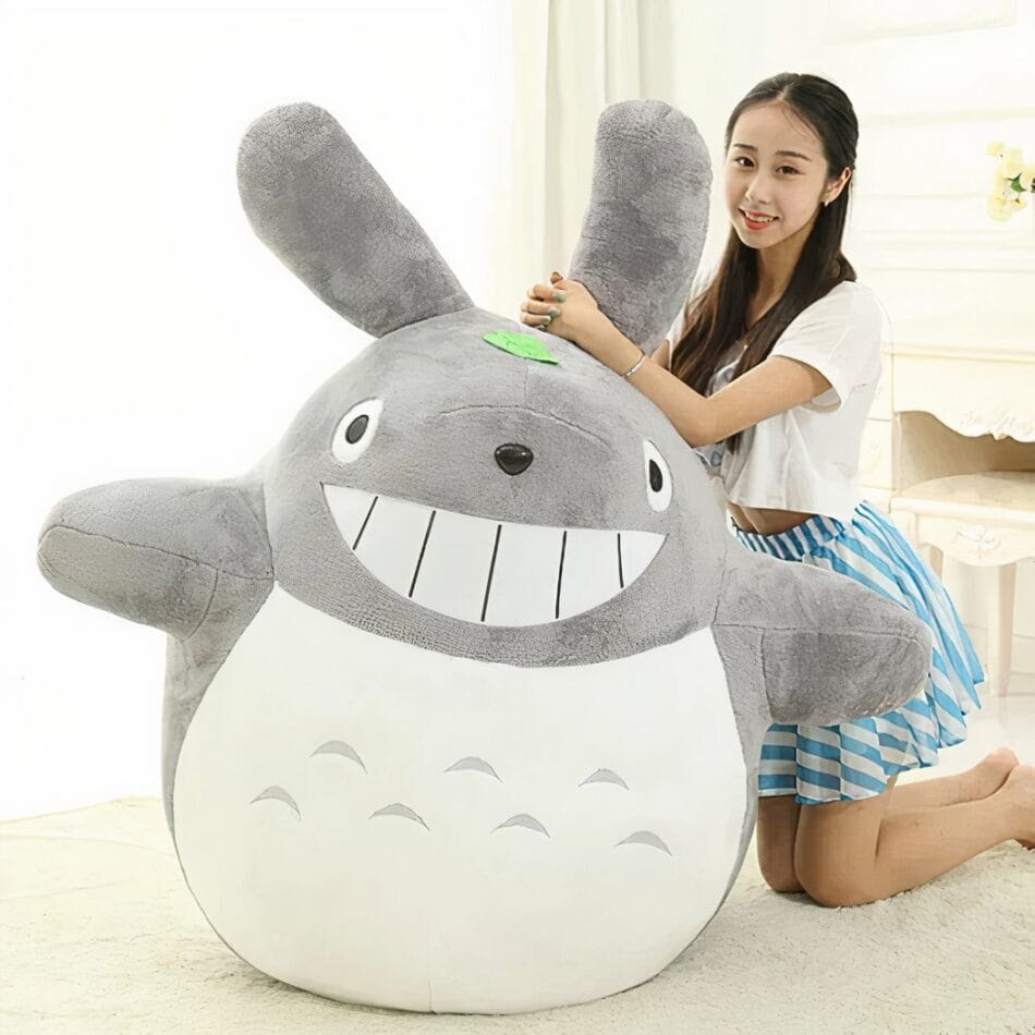 Grote Totoro Knuffel Met Glimlach Mijn Buur Totoro Studio Ghibli De Knuffel