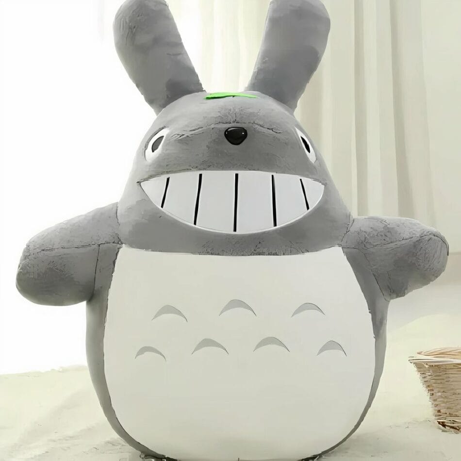 Grote Totoro Knuffel Met Glimlach Mijn Buur Totoro Studio Ghibli De Knuffel
