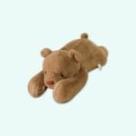 Grote Verzwaarde Knuffelbeer Met Warme Bruine Vacht De Knuffel