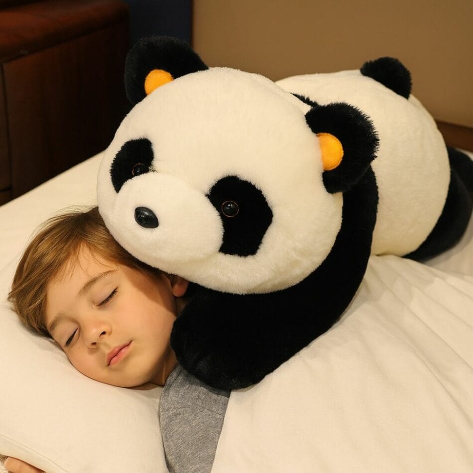 Grote Verzwaarde Panda Knuffel Voor Ontspanning De Knuffel