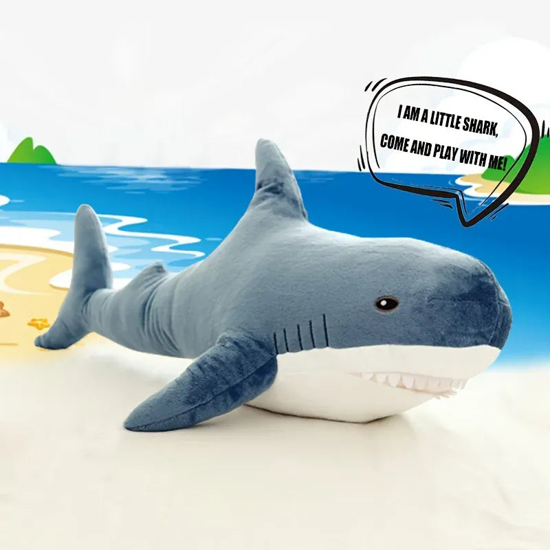 Haai Knuffel 40 en 58 cm | Zachte Pluche Haai De Knuffel