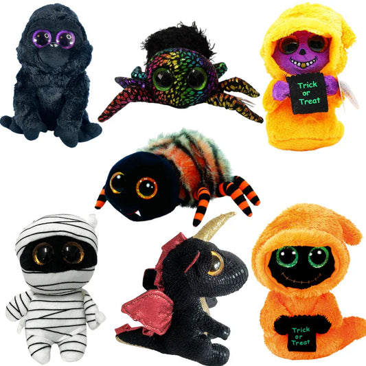 Halloween Knuffel 15 cm | Spook, Mummie of Spin, 7 Modellen De Knuffel