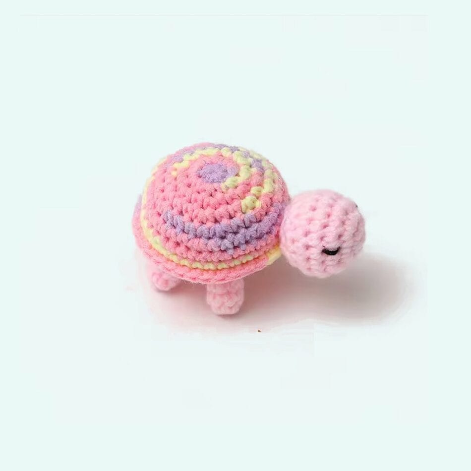 Handgehaakte Schildpad Knuffel Zacht en Uniek De Knuffel