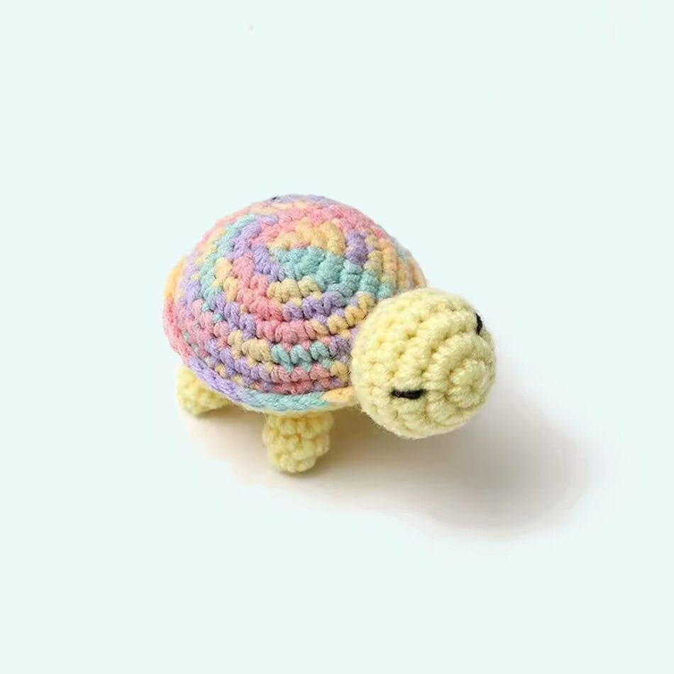 Handgehaakte Schildpad Knuffel Zacht en Uniek De Knuffel