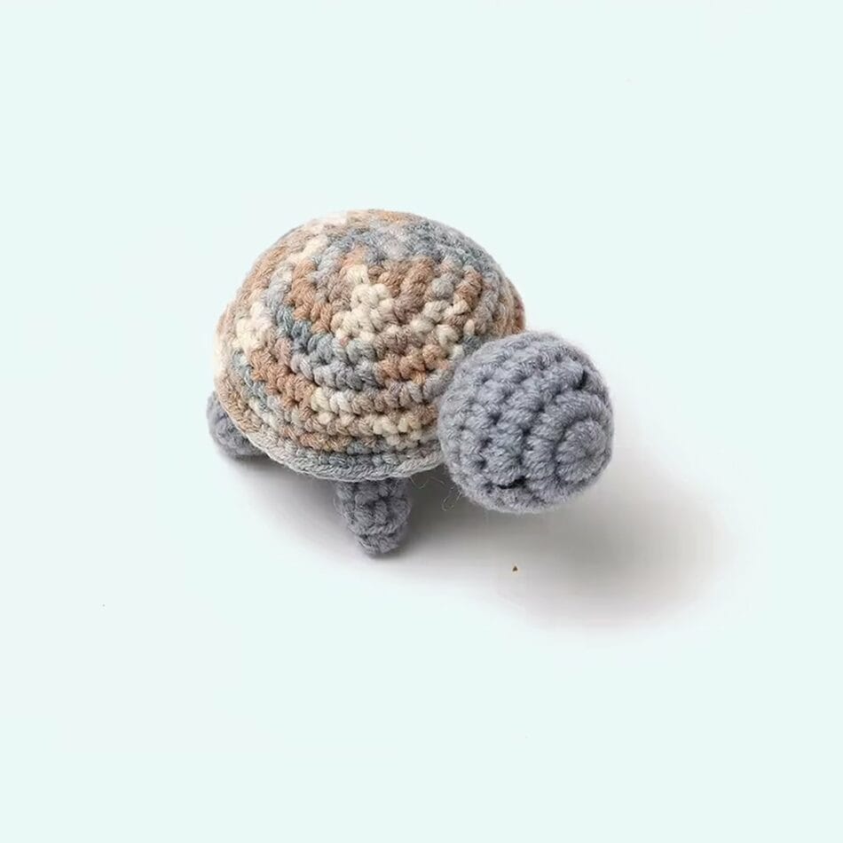 Handgehaakte Schildpad Knuffel Zacht en Uniek De Knuffel