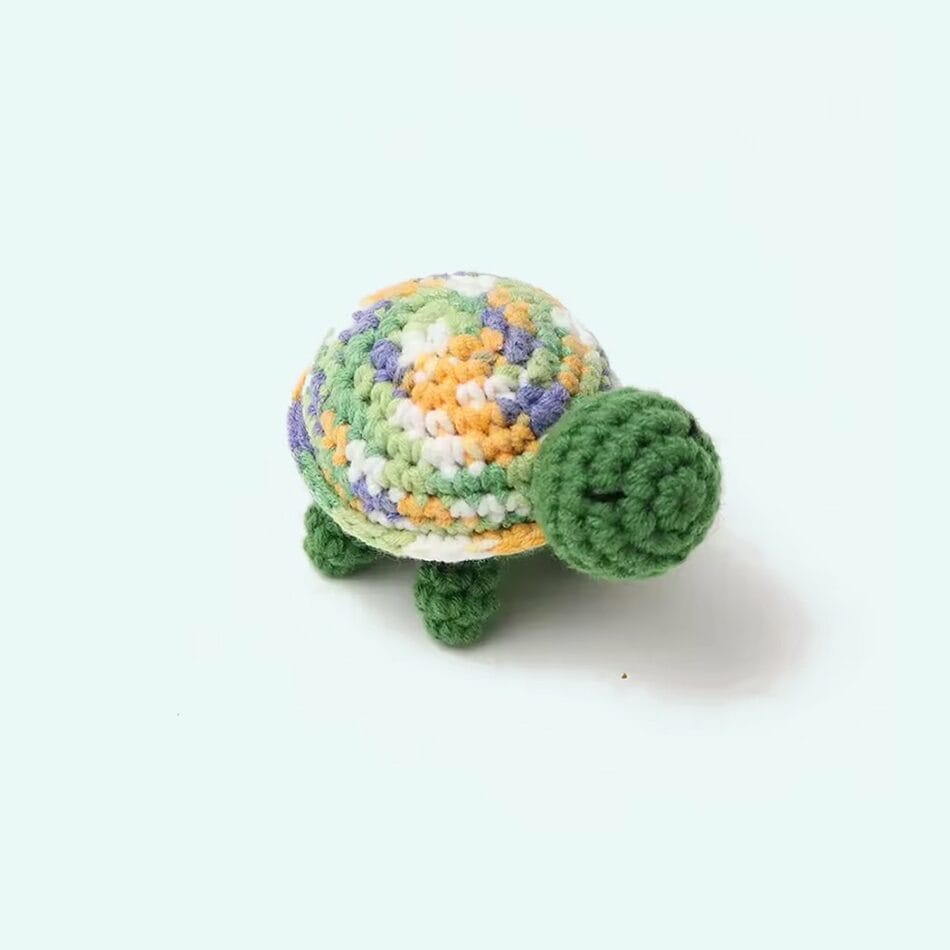 Handgehaakte Schildpad Knuffel Zacht en Uniek De Knuffel