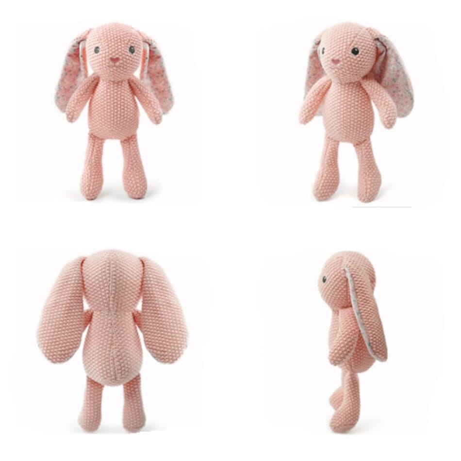 Handgemaakt Gehaakt Knuffelkonijn Met Grote Oren Zacht Speelgoed De Knuffel