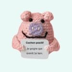 Handgemaakte Gehaakte Positieve Varken Knuffel De Knuffel