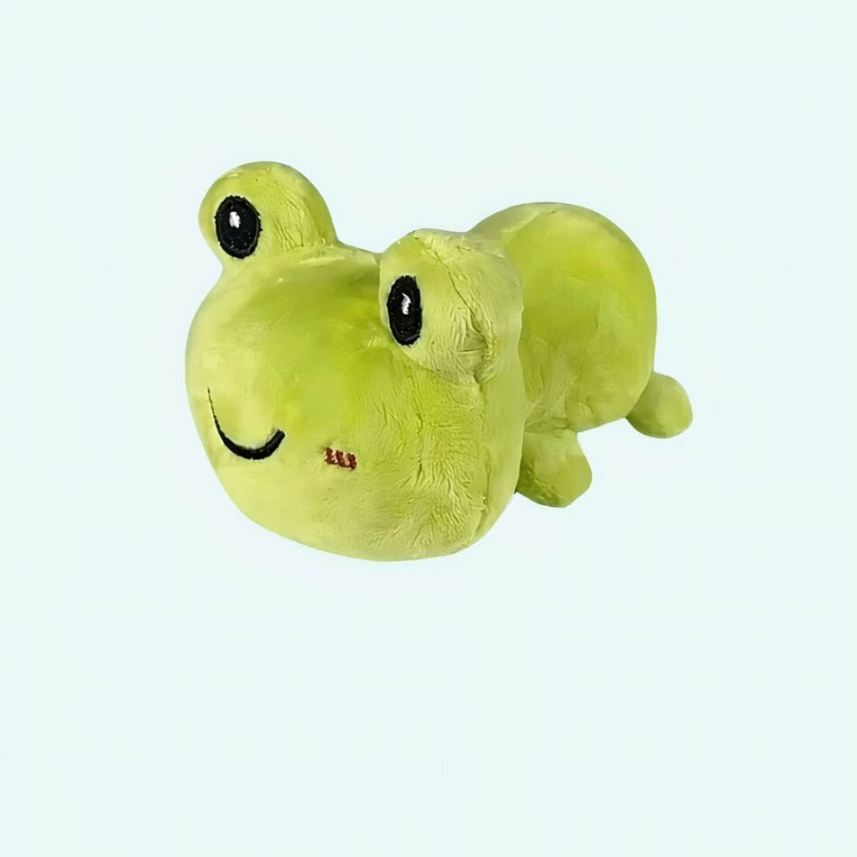Handgemaakte Kikker Knuffel voor Kinderen met Zachte Afwerking De Knuffel
