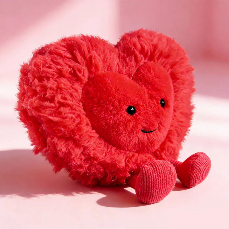 Hartje Knuffel 10 cm | Klein Liefdes Poppetje voor Valentijn De Knuffel