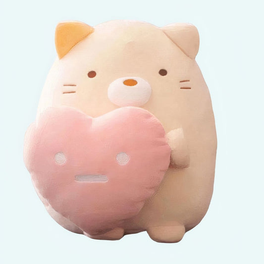 Hartvormige Kattenknuffel Zachte Vriend Voor Kinderen En Volwassenen De Knuffel 21cm