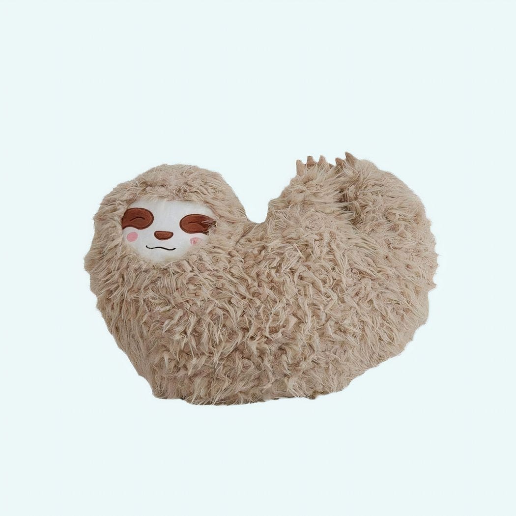 Hartvormige Kussen Luiaard Knuffel Voor Kinderen De Knuffel