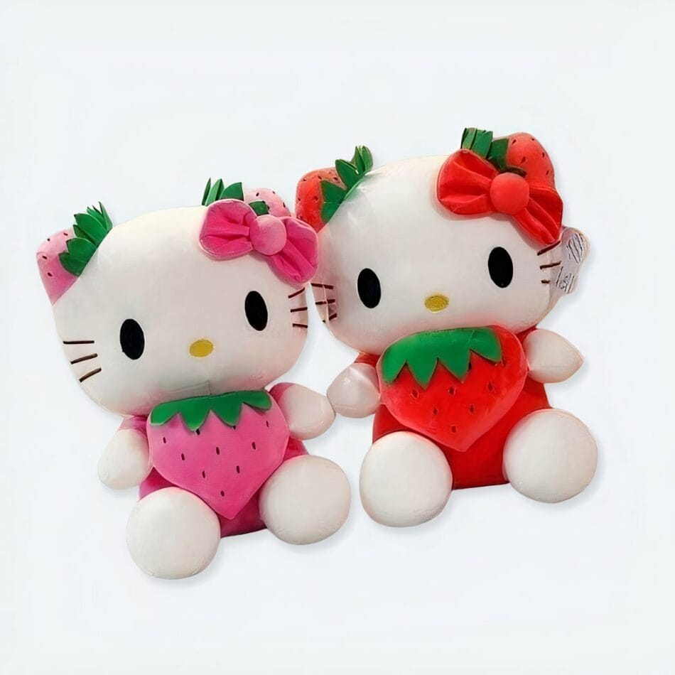 Hello Kitty Aardbei Knuffel 45 cm Kawaii Troostknuffel De Knuffel
