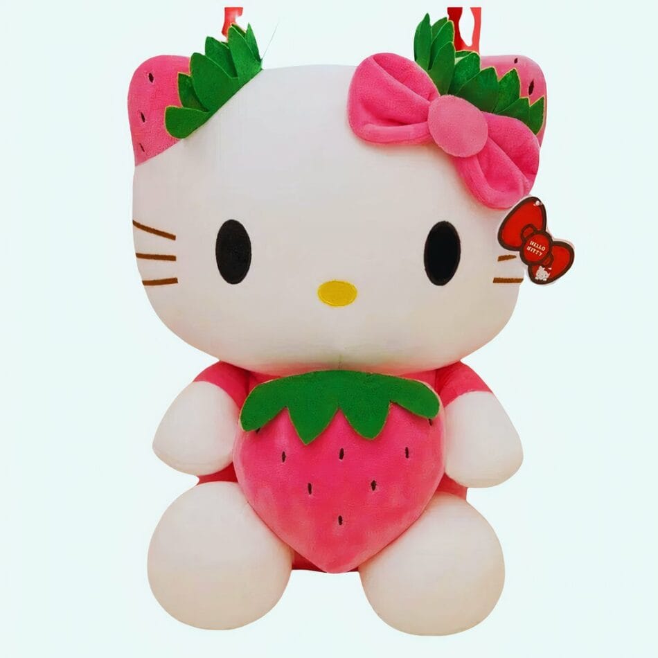 Hello Kitty Aardbei Knuffel 45 cm Kawaii Troostknuffel De Knuffel