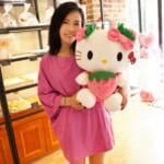 Hello Kitty Aardbei Knuffel 45 cm Kawaii Troostknuffel De Knuffel