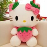 Hello Kitty Aardbei Knuffel 45 cm Kawaii Troostknuffel De Knuffel