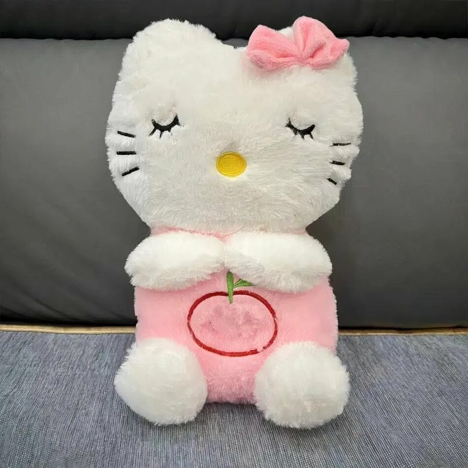 Hello Kitty Ademend Knuffel met Slaapliedje en Rustgevend Licht De Knuffel