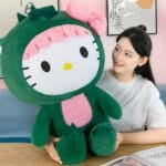 Hello Kitty Dinosaurus Knuffel 50 cm en 65 cm XXL De Knuffel