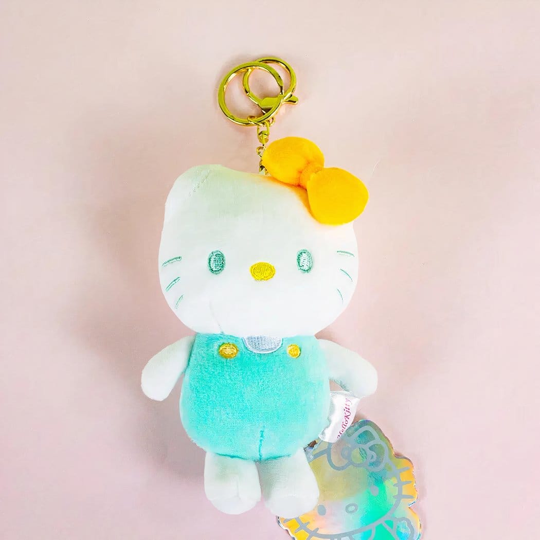 Hello Kitty Knuffel 13 cm Uni Kleur Compact Draagbaar De Knuffel groen