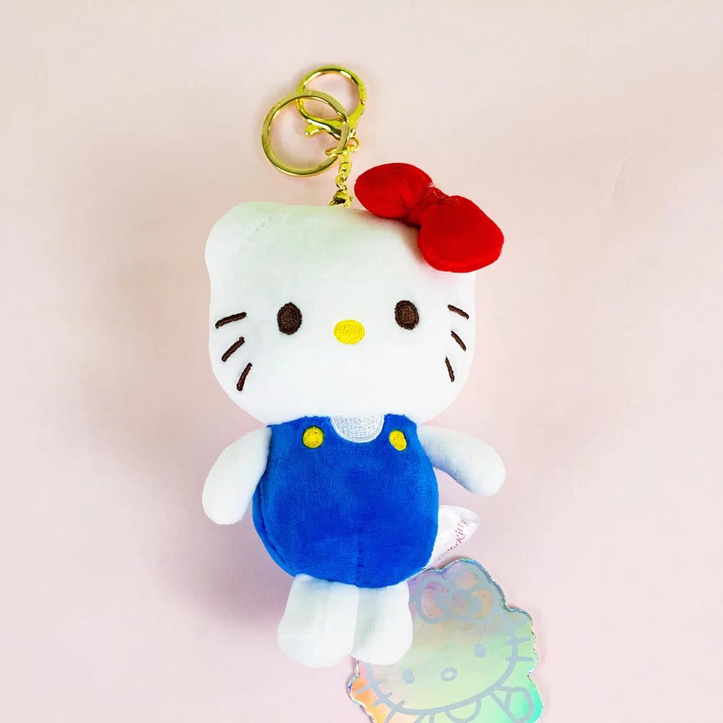 Hello Kitty Knuffel 13 cm Uni Kleur Compact Draagbaar De Knuffel donkerblauw