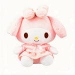 Hello Kitty Knuffel 33 cm in Roze en Blauwe Uniform De Knuffel