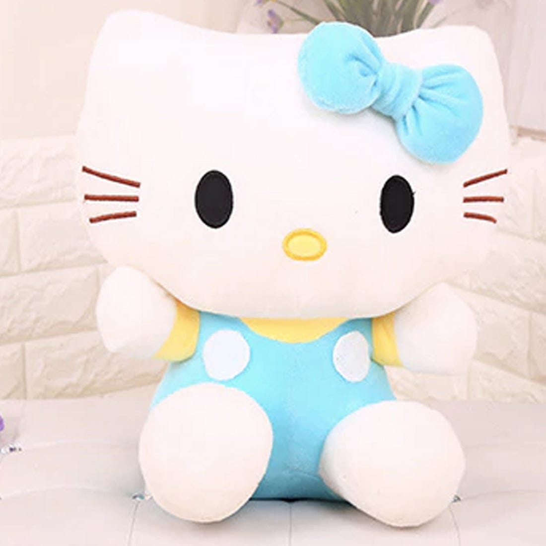 Hello Kitty Knuffel Blauw Zacht Pluche Speelgoed Voor Kinderen De Knuffel