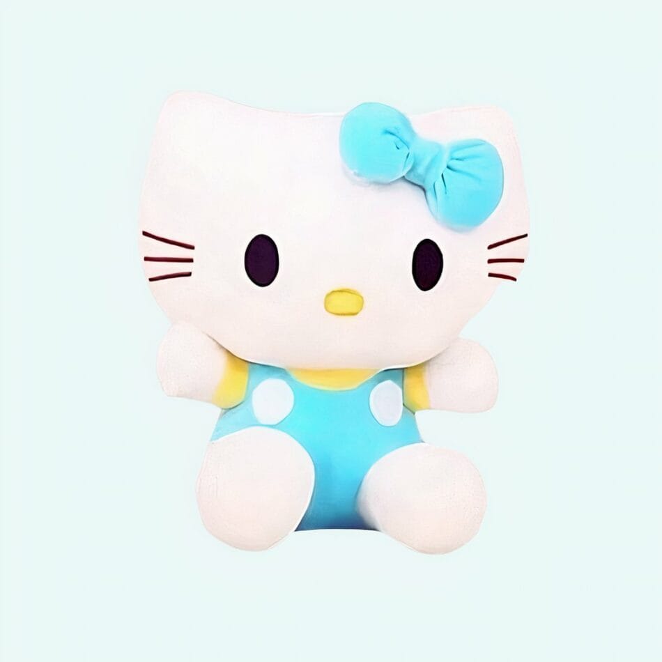 Hello Kitty Knuffel Blauw Zacht Pluche Speelgoed Voor Kinderen De Knuffel