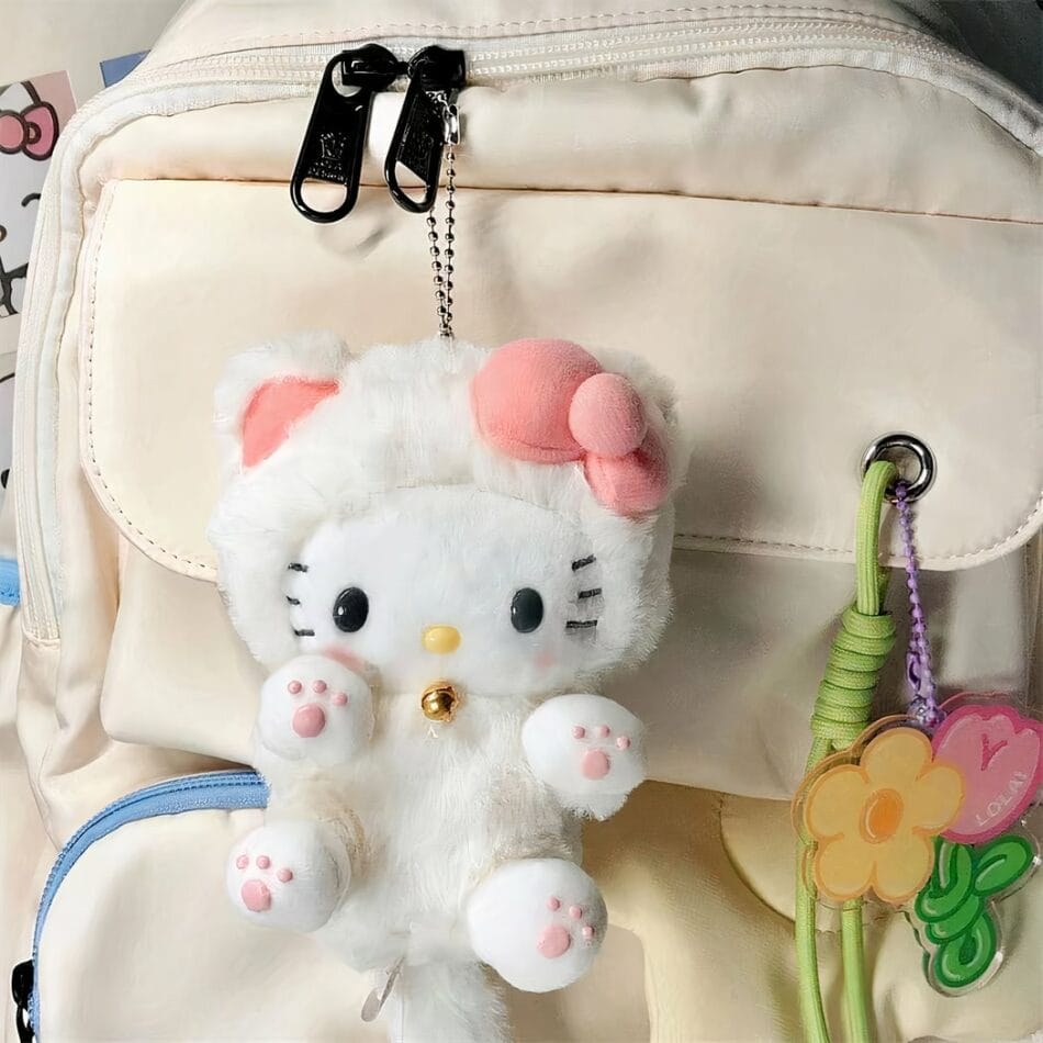 Hello Kitty Knuffel Met Kostuum Superschattig 10 Cm Zacht Polyester De Knuffel