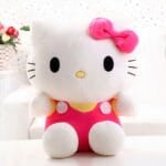 Hello Kitty Knuffel Roze Met Grote Strik En Zachte Textuur De Knuffel