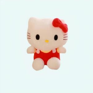 Hello Kitty Knuffel Roze Met Grote Strik En Zachte Textuur De Knuffel