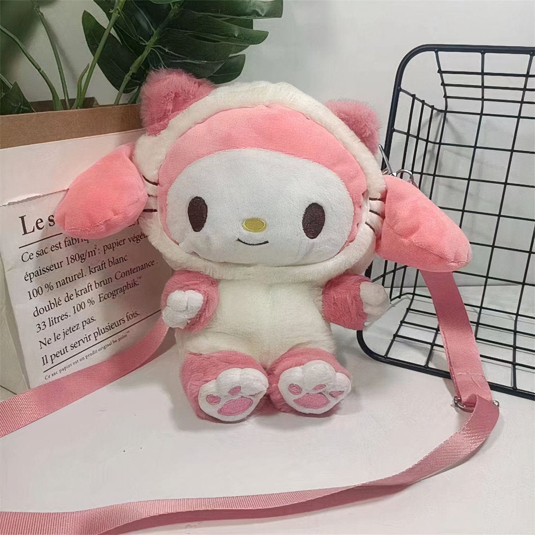 Hello Kitty Knuffel Rugzak Met Hartvormig Ontwerp Voor Meisjes De Knuffel roze