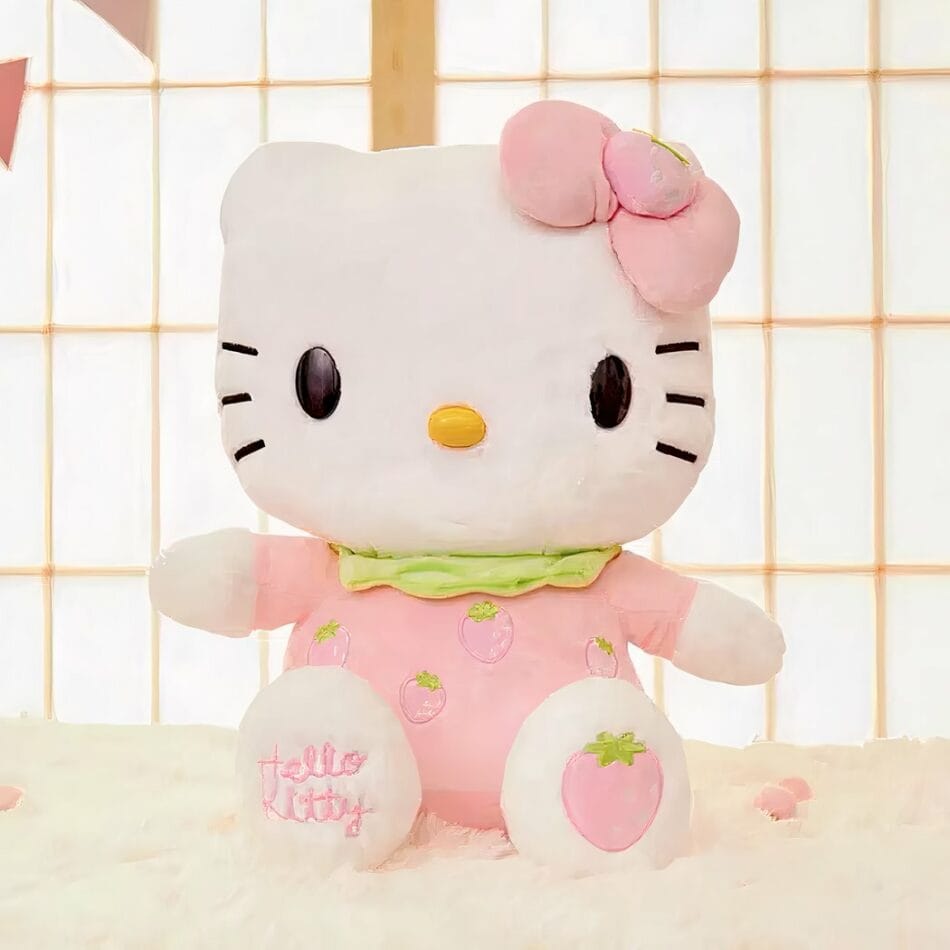 Hello Kitty Knuffel Tout Mignonne Zachte Decor voor Meisjeskamer De Knuffel