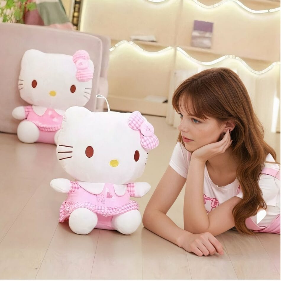 Hello Kitty Love Knuffel Kawaii Troostknuffel voor Verzamelaars De Knuffel