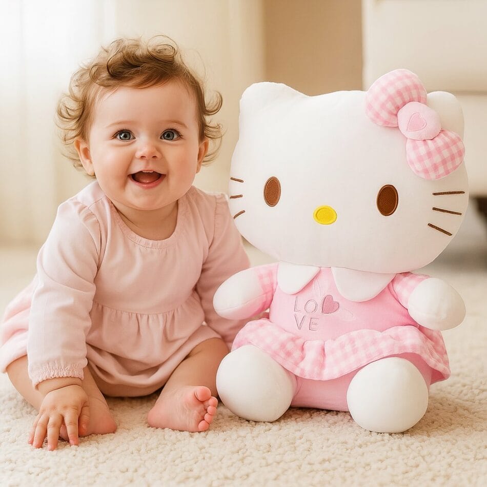 Hello Kitty Love Knuffel Kawaii Troostknuffel voor Verzamelaars De Knuffel
