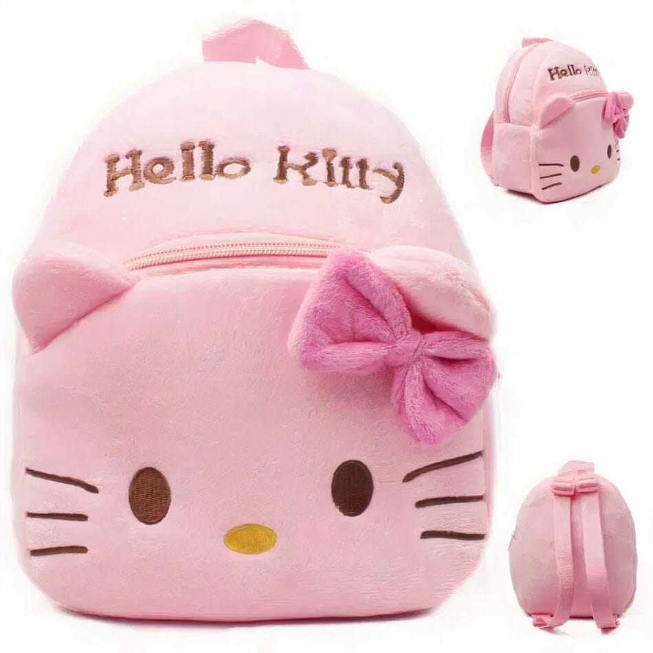 Hello Kitty Rugzak Knuffel Roze Met Zachte Stof De Knuffel