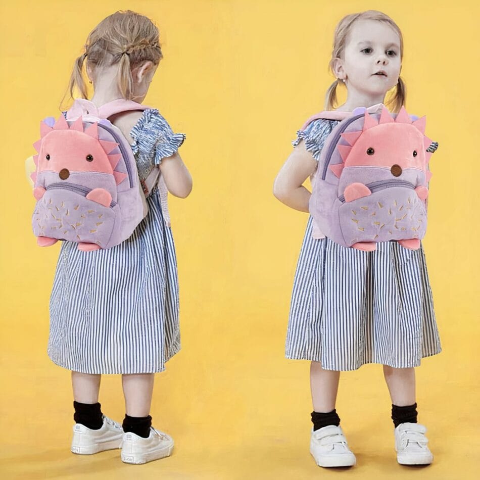 Hérisson Knuffelrugzak Met Zachte Pluche En Opbergruimte De Knuffel