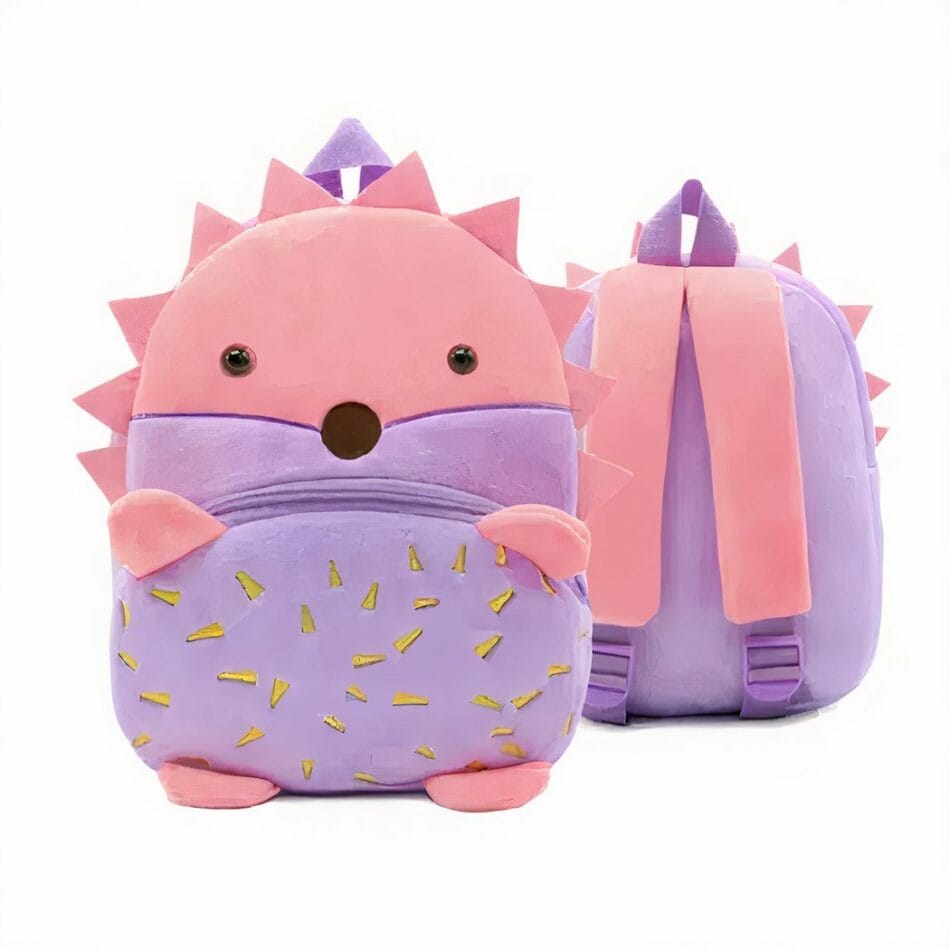 Hérisson Knuffelrugzak Met Zachte Pluche En Opbergruimte De Knuffel