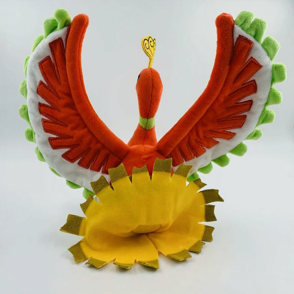 Ho-Oh Groen Knuffel Pokémon Legendarisch Eerste Generatie De Knuffel