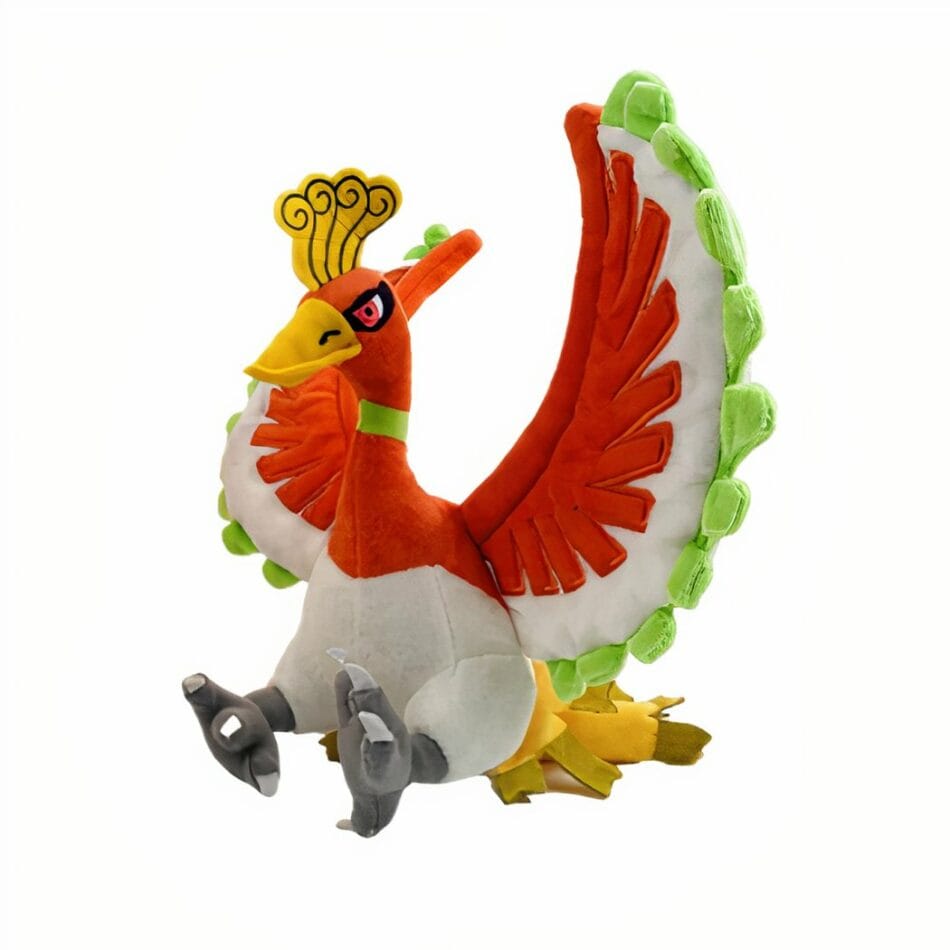 Ho-Oh Groen Knuffel Pokémon Legendarisch Eerste Generatie De Knuffel