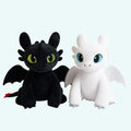 Pack de peluche Dragon Krokmou noir + Furie Eclair