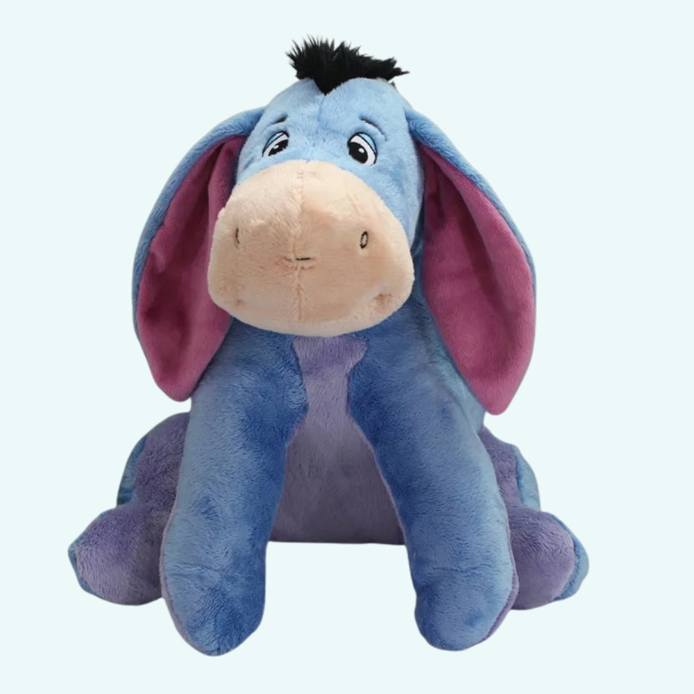 Grande peluche Bourriquet bleu